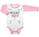 Body dlouhý rukáv s vtipným textem Baby Nellys, To dáš Tati!, vel. 86, holka