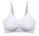 Kojící podprsenka s krajkou BabyOno, bílá, E70-75 cm