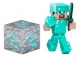 Figurka Minecraft Diamantový Steve s příslušenstvím 7cm