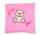 Baby Nellys Polštářek 40x40 Teddy Bear - sv. růžový